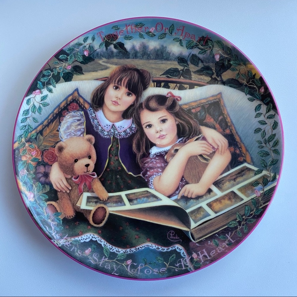 Bradford exchange Kindred Moments sisters plate